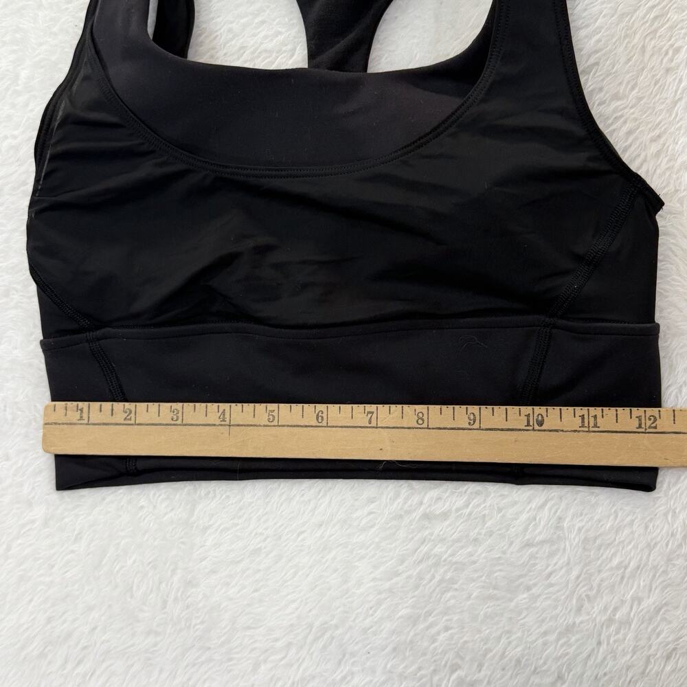 Lululemon Size 4 Wunder Train Mesh Racerback Tank Top Black Athleisure - Picture 7 of 9